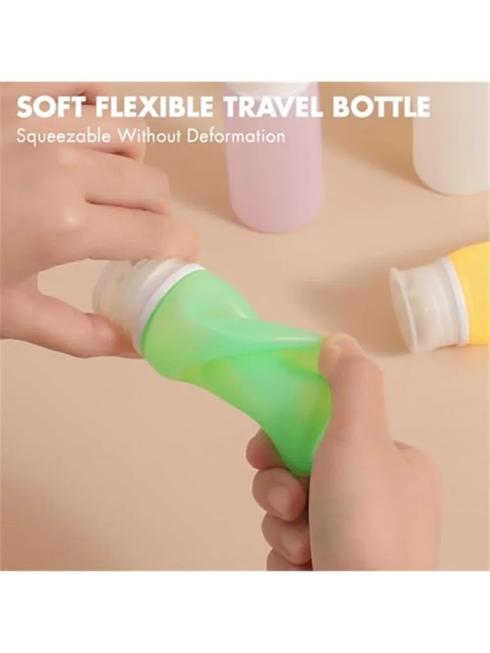 TSA Approved Travel Bottles Set Silicone Leakproof Toiletry Kit 21 Piece Set